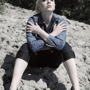 Julie Gems Modelling Vintage Denim