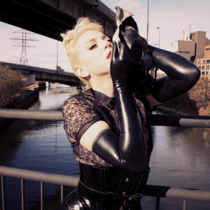 Julie Gems Rubber Fetish Industrial Area