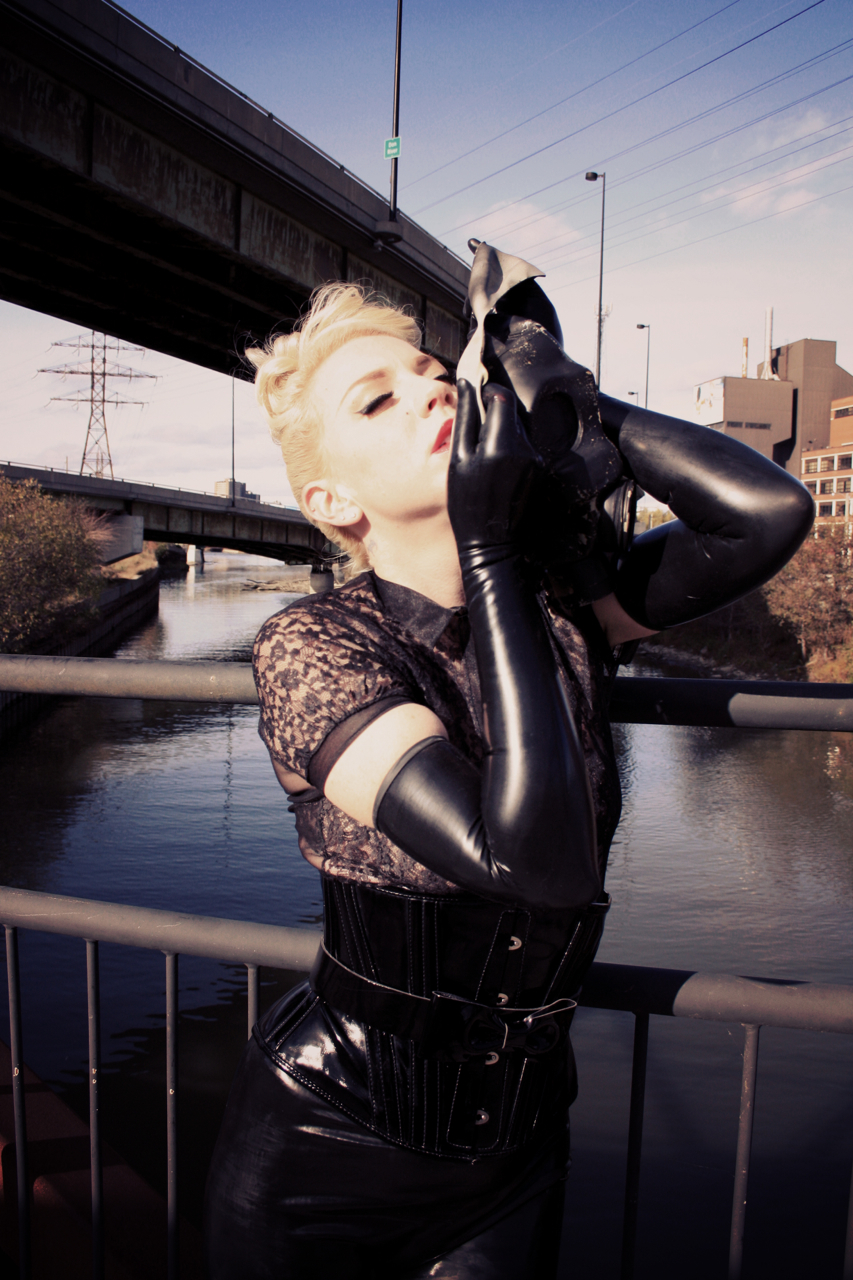 Julie Gems Rubber Fetish Industrial Area