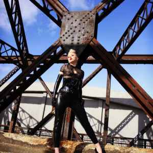 Julie Gems Rubber Fetish Industrial Area
